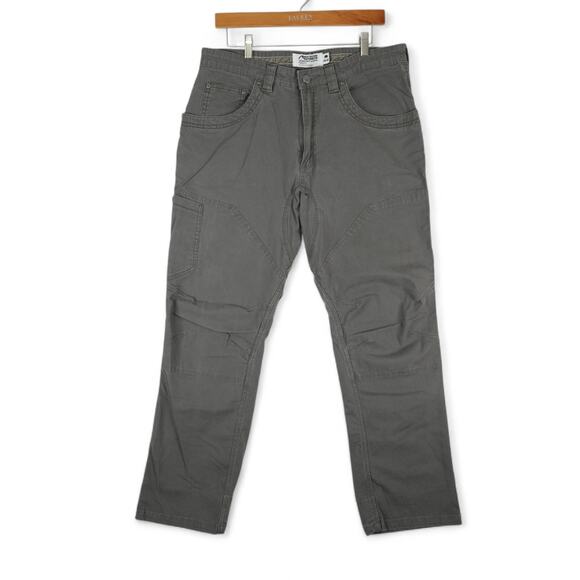 Mountain Khakis Pants Mens 35x30 Gray M's Camber 107 Utility Stretch Gorpcore - Picture 1 of 12